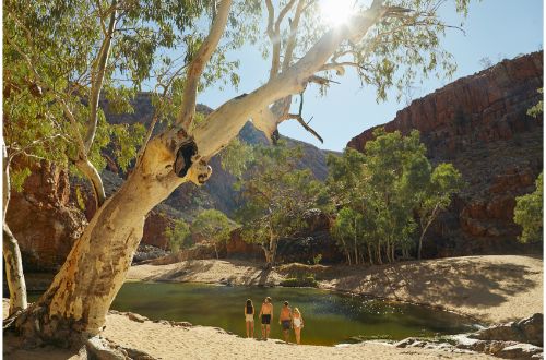 uluru-red-centre=northern-territory-ormiston-gorge-swim-waterhole