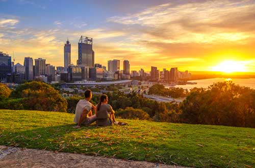 perth-kings-park-botanical-gardens-western-australia-sunset