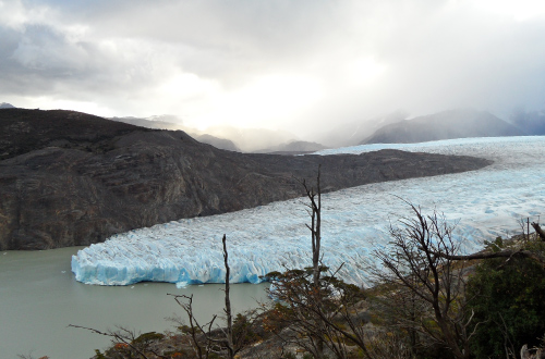 W Trek Glacier Grey Torres del Paine Chile