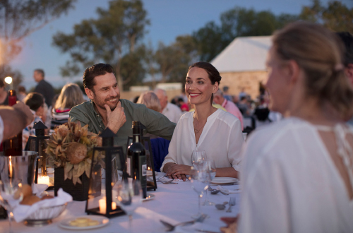 The-Ghan-Expedition-Alice-Springs-Telegraph-Station-Dinner-Food-Drink-People